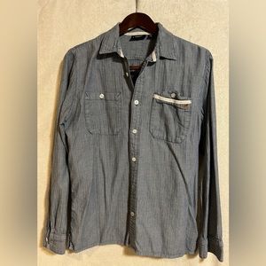 Vans Long Sleeve Cotton Button Down